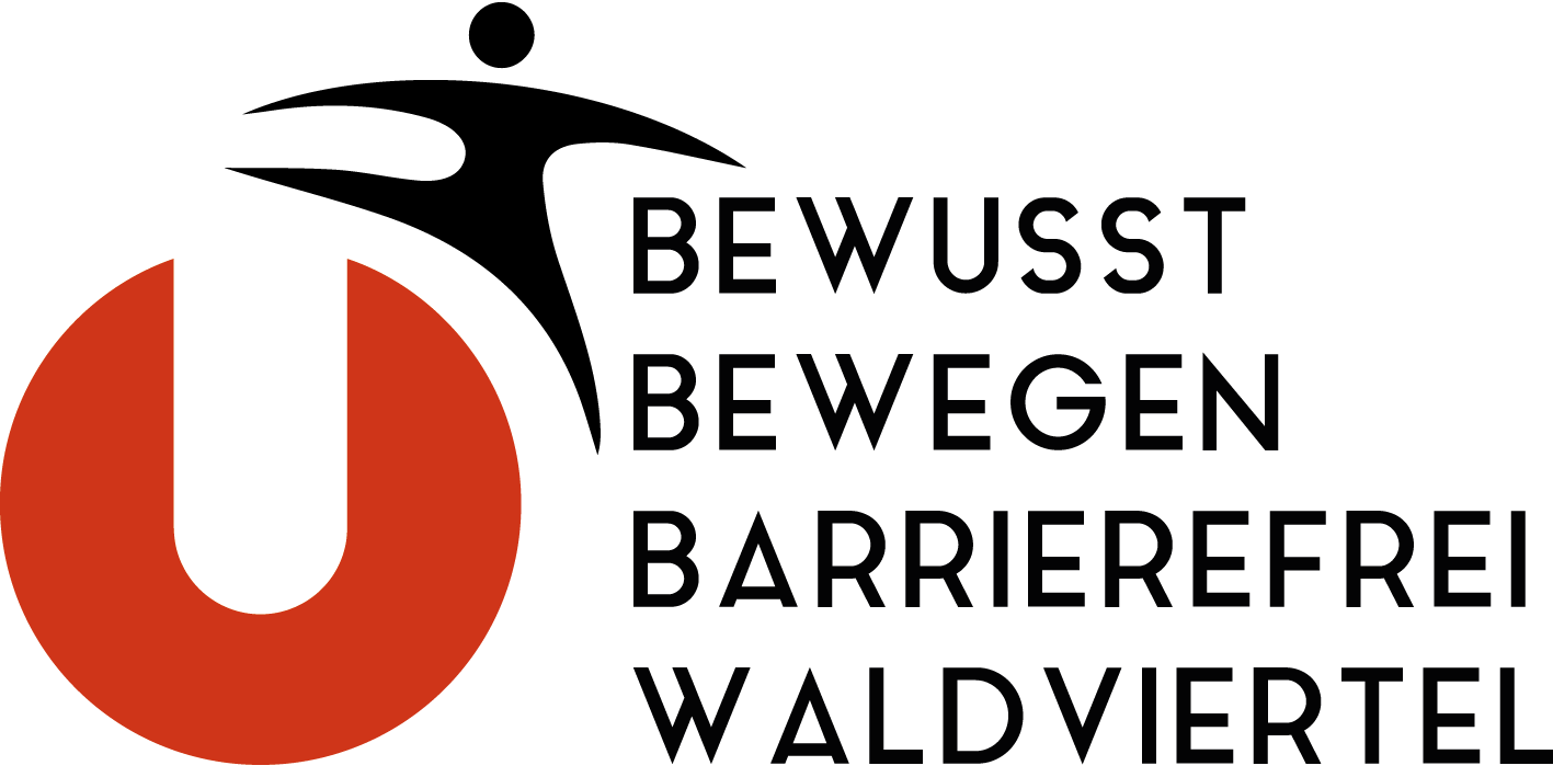 Logo bewusst bewegen barrierefrei Waldviertel